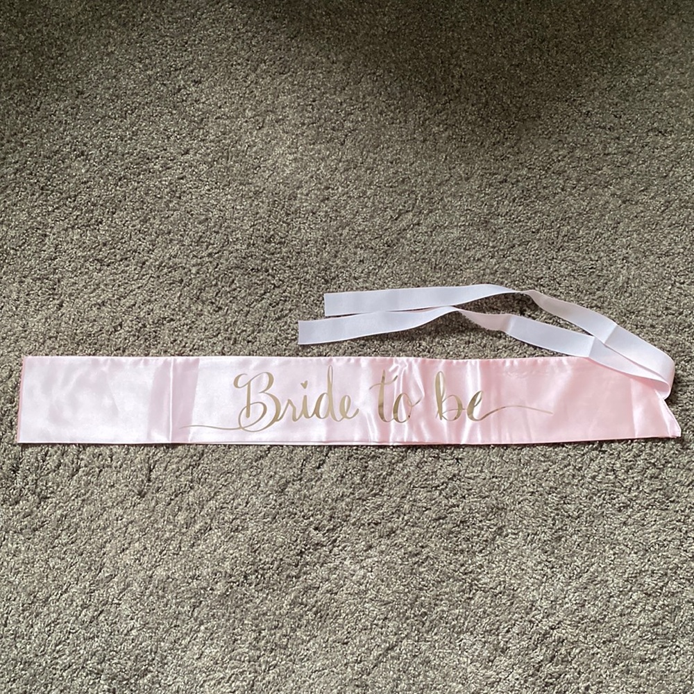 💗 Bride to be sash